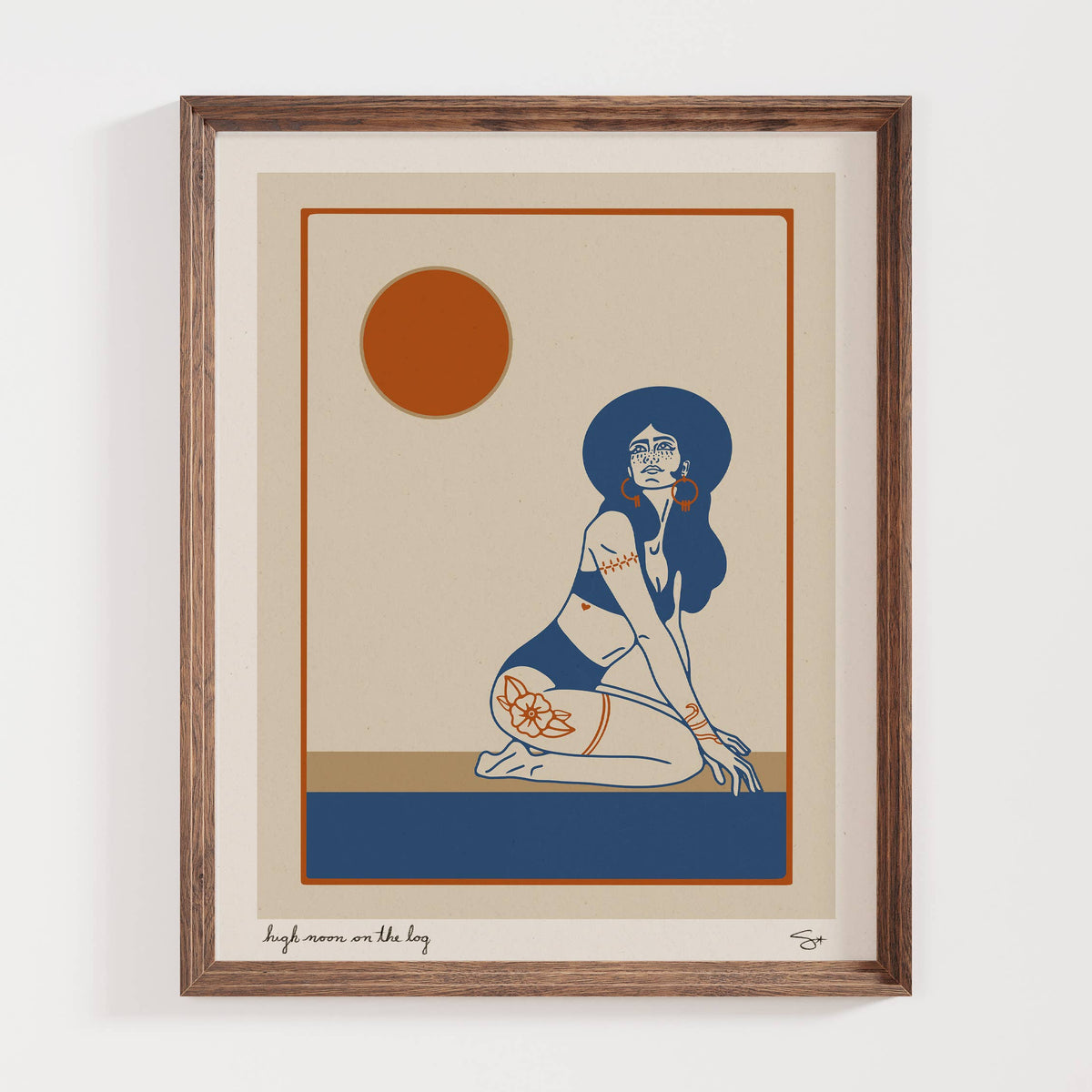 High Noon | Coastal Cowgirl Art Print
