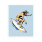 Barrel Rider Surf Cowboy - 8x10 Print