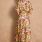 Gift Of Love Lace Blouson Maxi Dress