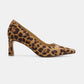 McCartney Faux Suede Leopard Point Toe Pumps