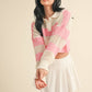 Lumina Striped Knit Rugby Sweater