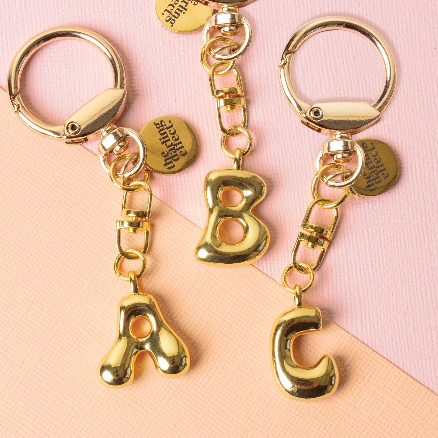 Bubble Letter Keychain & Bag Charm