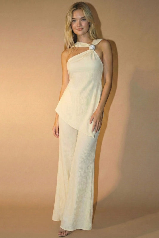 Melanie Flowy Crinkle Pants