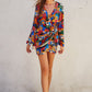 Santorini Mini Wrap Dress