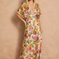 Gift Of Love Lace Blouson Maxi Dress