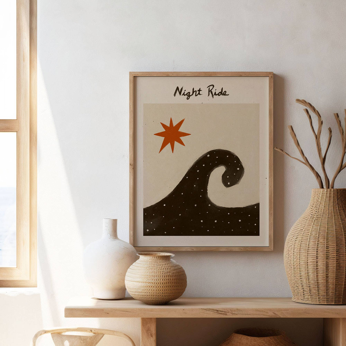 Night Ride | Ocean Art Print