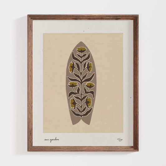 Surf Garden 1 | Surfboard Print