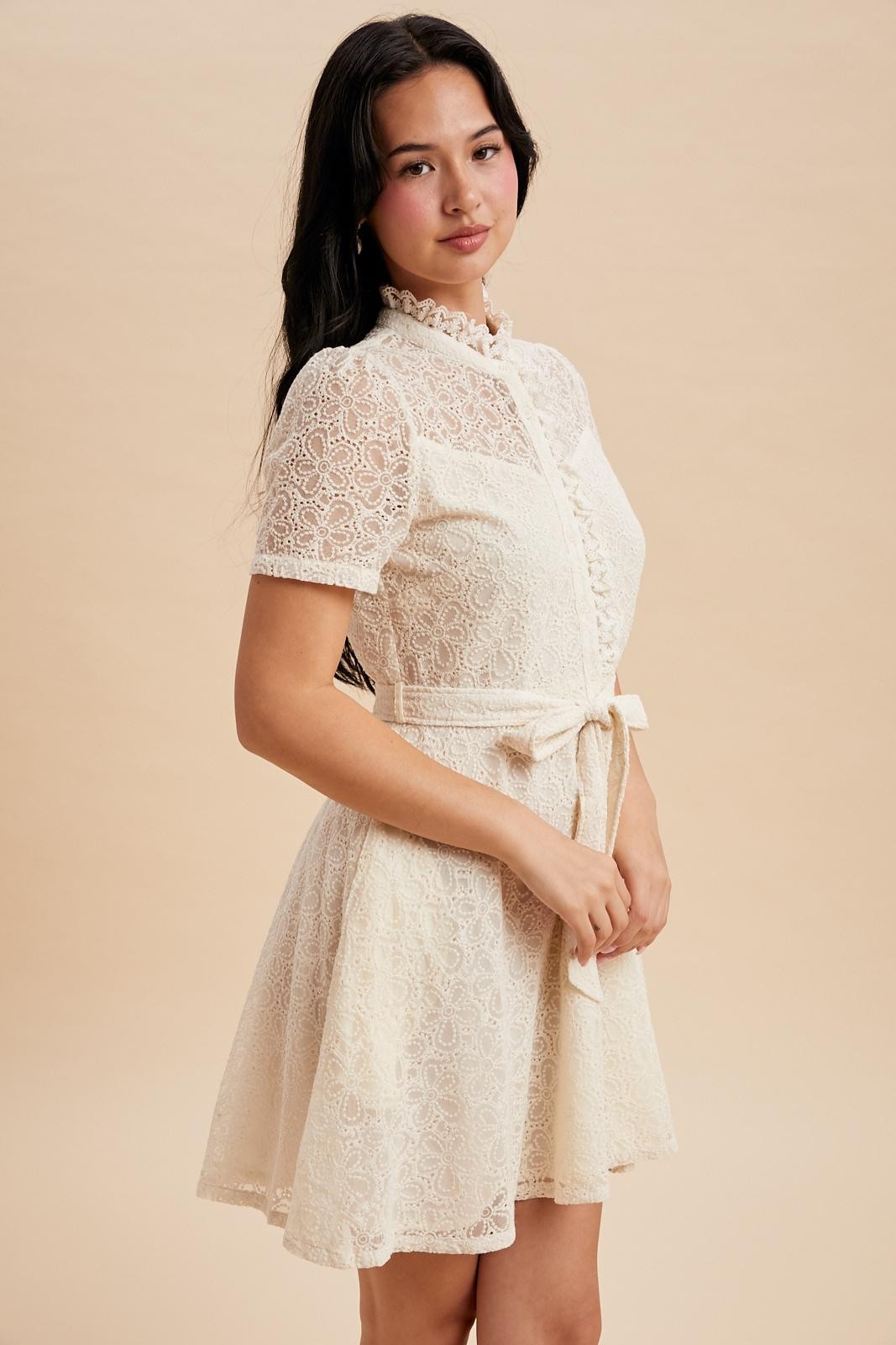 Teagan Lace Mini Dress
