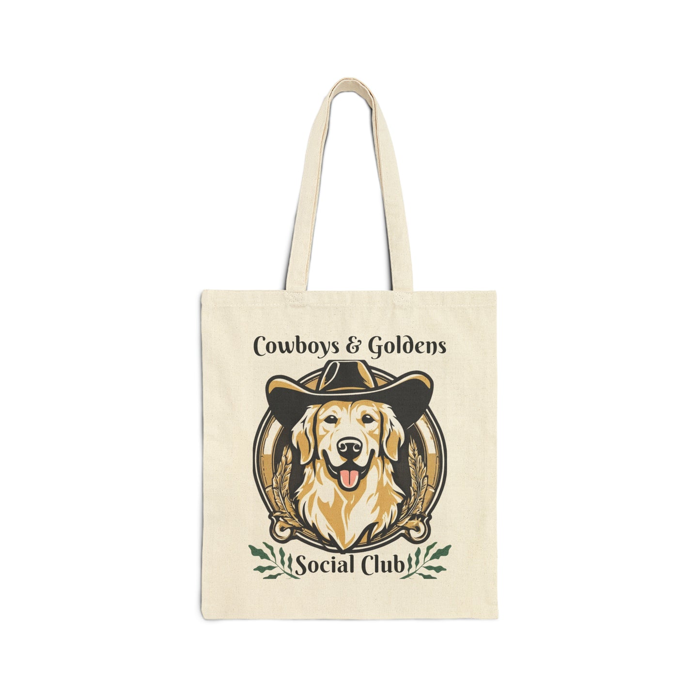 Cowboys & Goldens Social Club Tote Bag