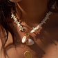 Island 18K Gold Non-Tarnish Boho Shell Charm Necklace