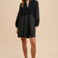 Tolson Shirt Dress - Black