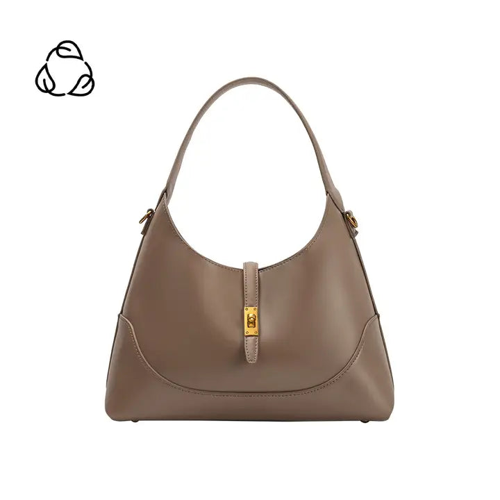 Caroline Recycled Vegan Shoulder - Taupe