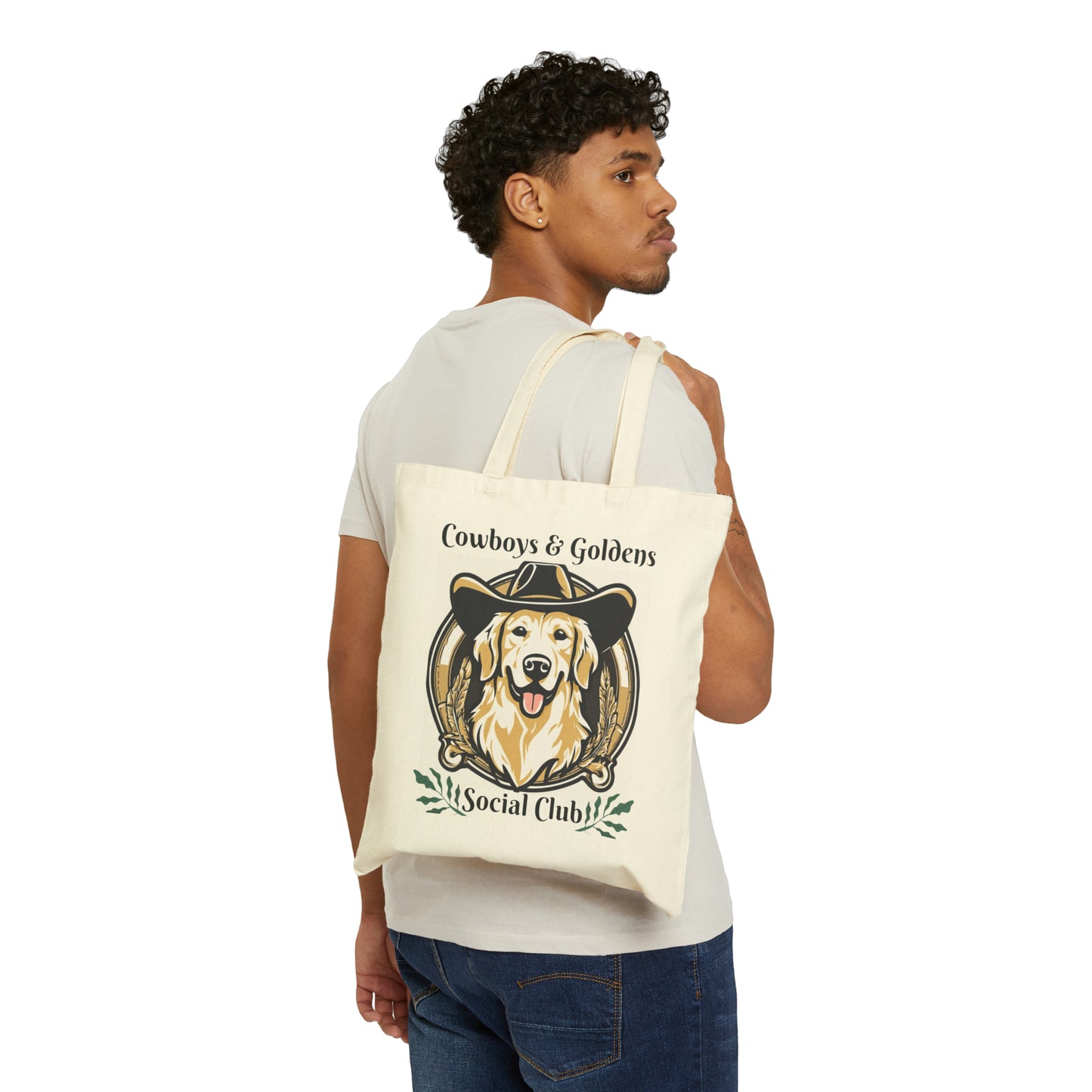 Cowboys & Goldens Social Club Tote Bag