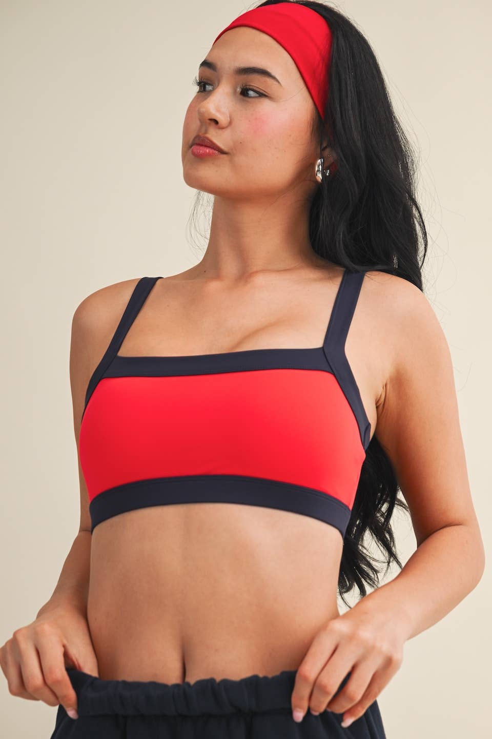 Sierra Contrast Block Sports Bra