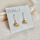 Scallop Shell Drop Earrings - Gold or Silver