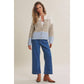 Morning Chai Stripe & Colorblock Cardigan