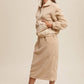 Janie Fleece Midi Skirt