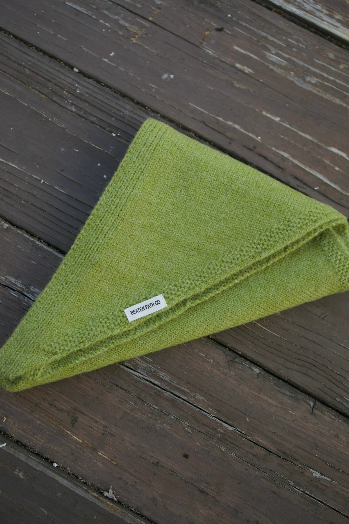 Scarf Triangle - Lime
