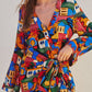 Santorini Mini Wrap Dress