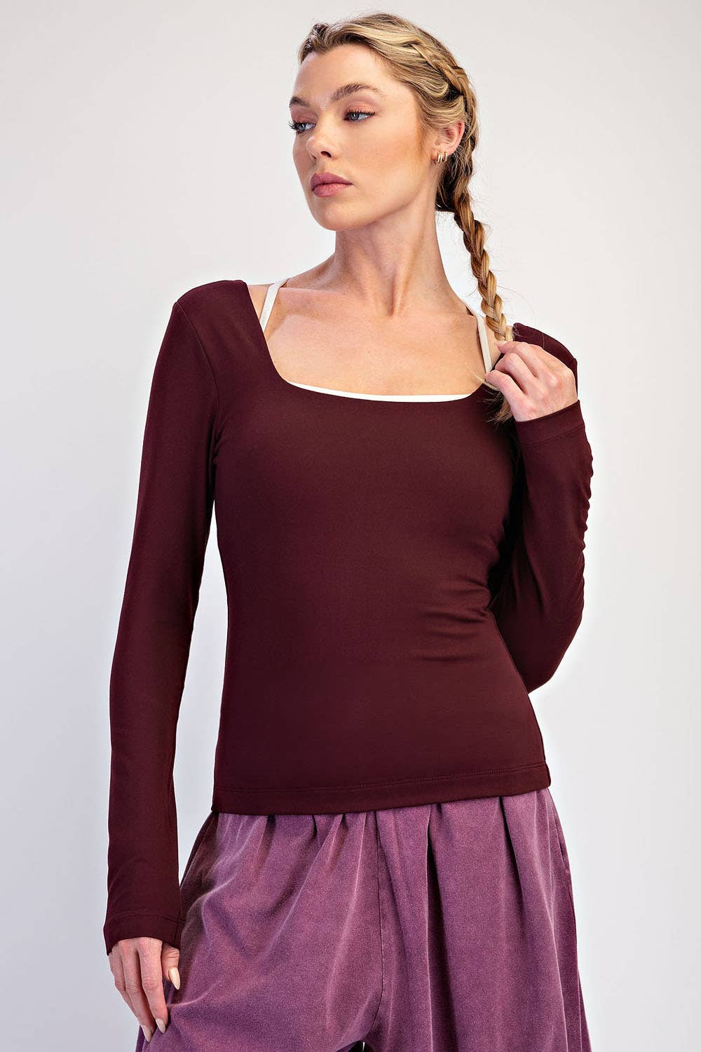 First Light Recycled Blend Long Sleeve Top