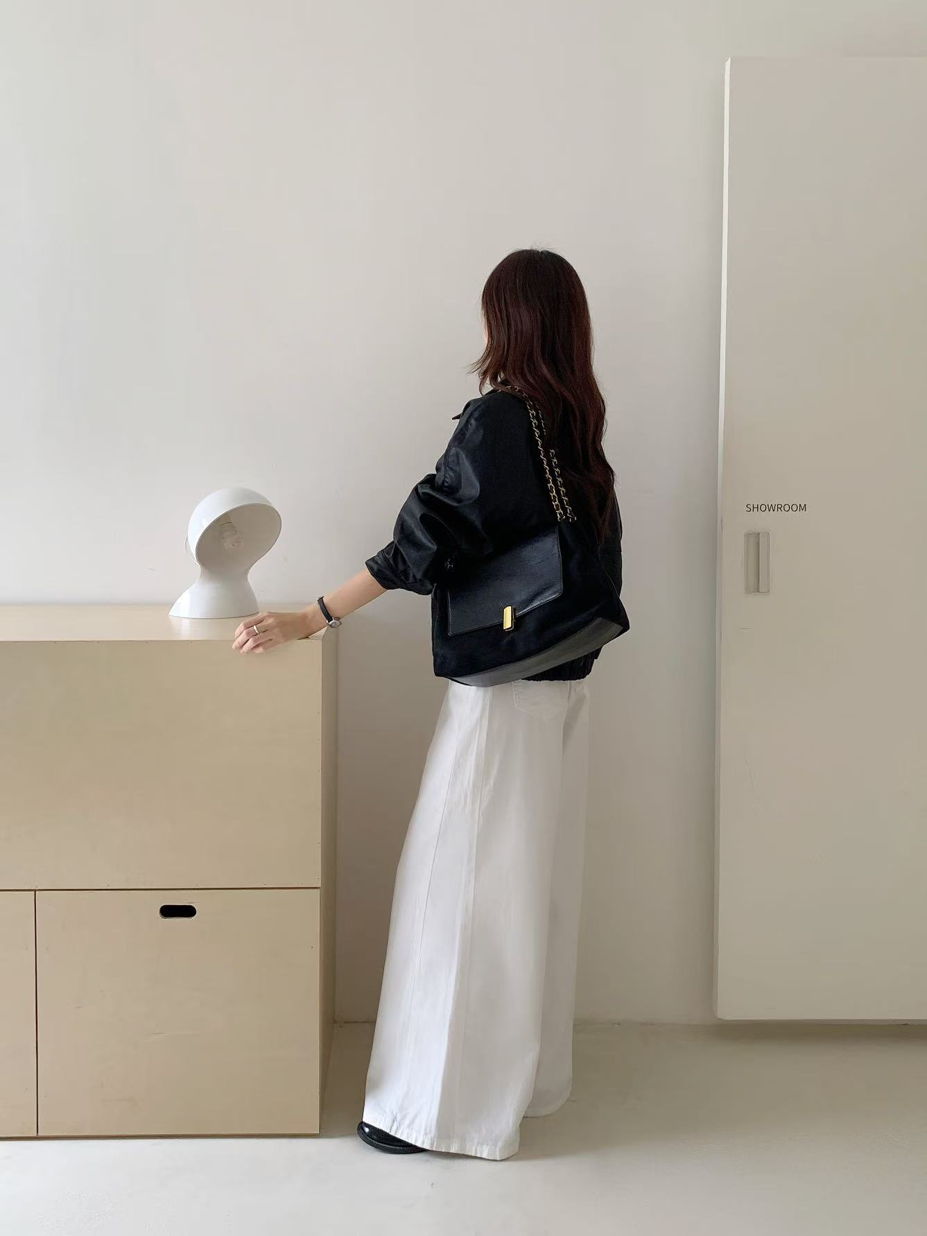 5th Avenue Microfiber Leather Shoulder Bag