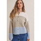 Morning Chai Stripe & Colorblock Cardigan