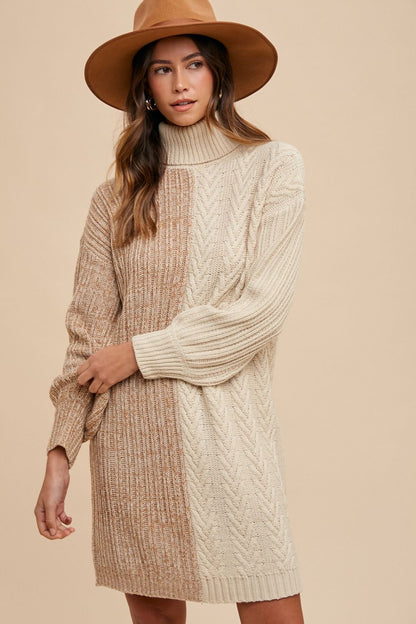 Maddie Turtleneck Sweater Dress