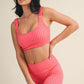 Paloma Gingham Ruched Bra