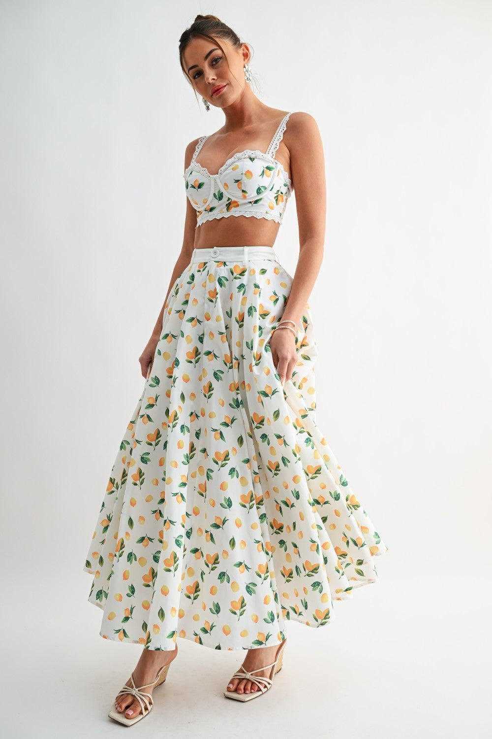 Citrus Bloom Skirt