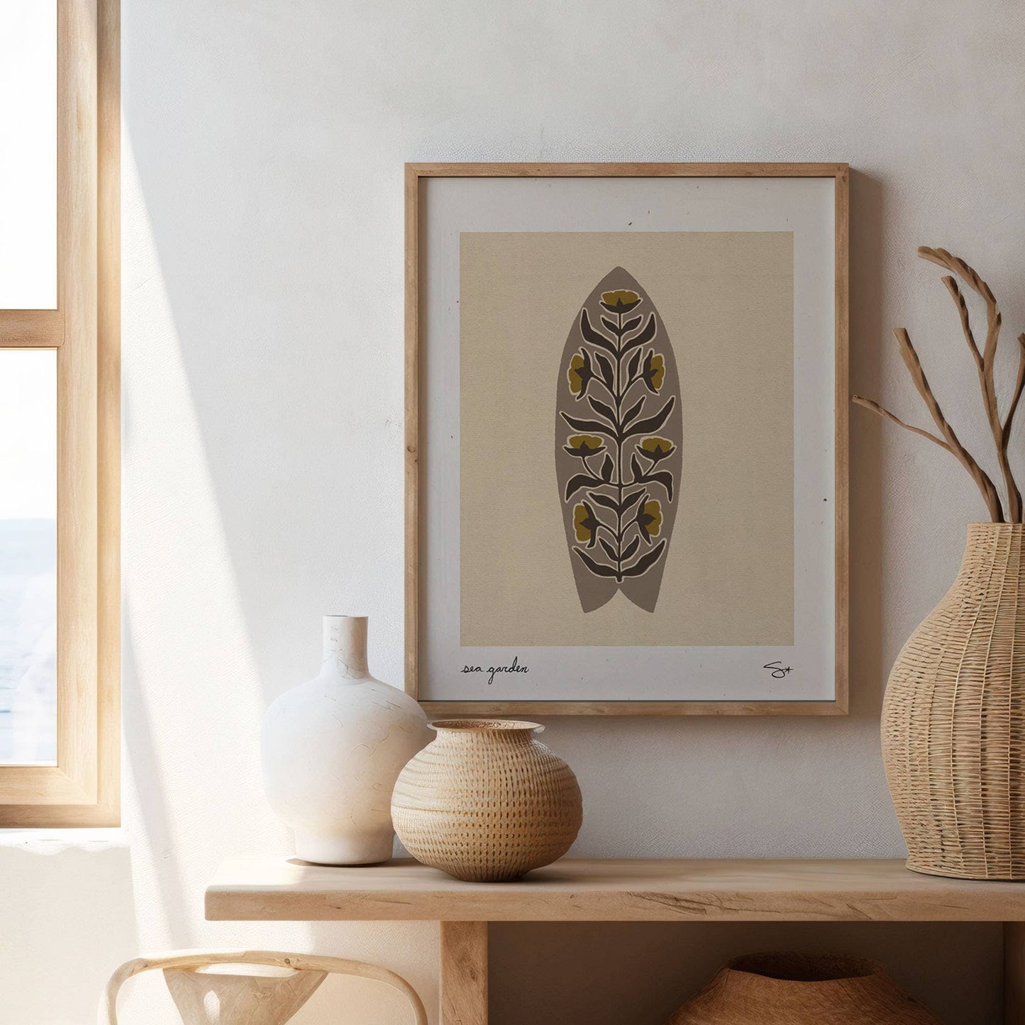Surf Garden 1 | Surfboard Print