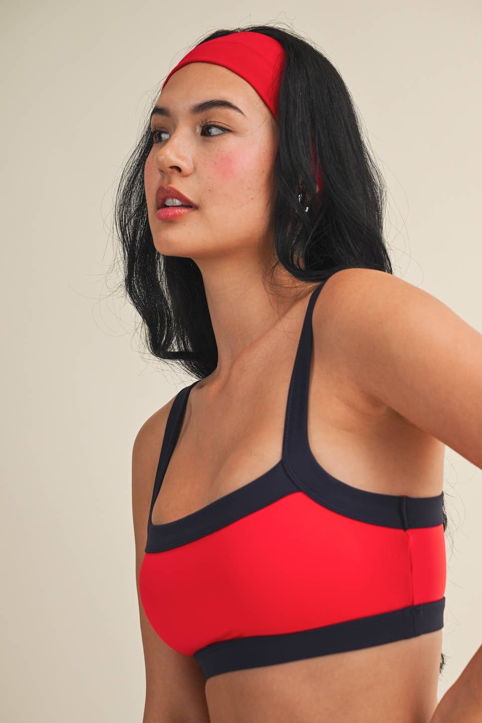 Sierra Contrast Block Sports Bra