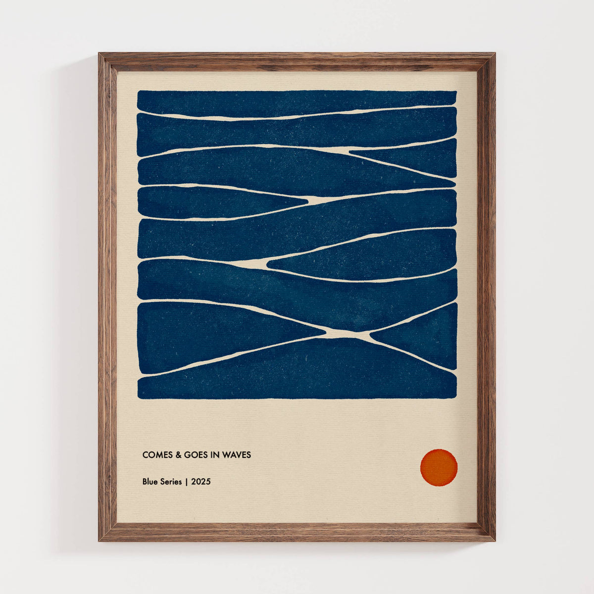 Comes and Goes in Waves | Ocean Art Print