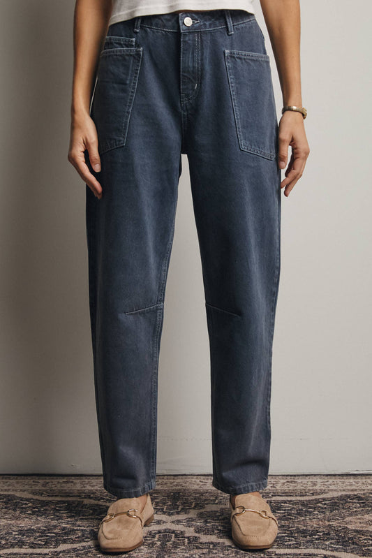 Nomad High Rise Barrel Utility Jeans