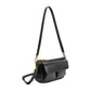 Aria Black Recycled Vegan Leather Shoulder Bag