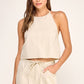 Kaelin Halter Neck Backless Top