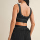 Lily Contrast Thread Sports Bra