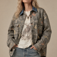 Mesa Denim Collar Camo Shacket