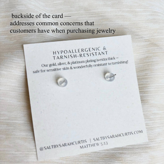 Seashell Studs - Silver