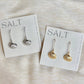Scallop Shell Drop Earrings - Gold or Silver