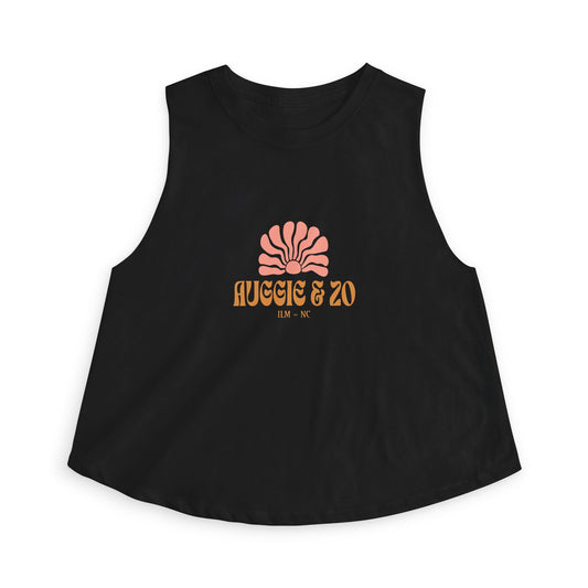 Retro Sun Crop Tank Top