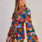 Santorini Mini Wrap Dress