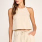 Kaelin Halter Neck Backless Top