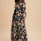 Ari Floral Bow Tie Maxi Dress