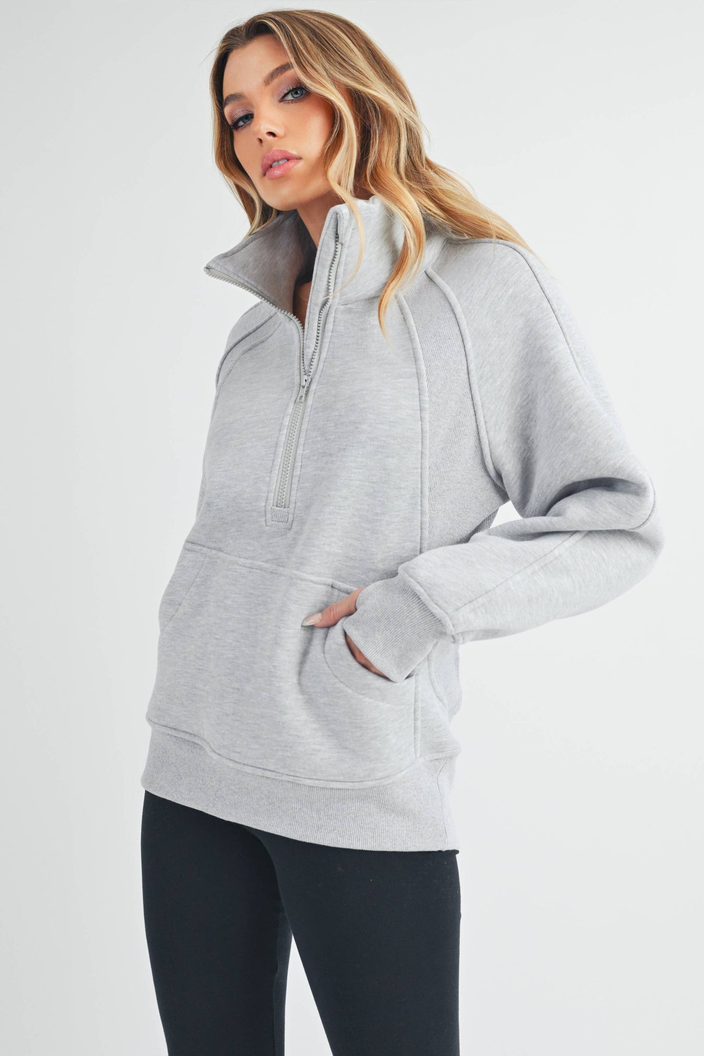 Leah Half-Zip Sweater