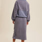 Janie Fleece Midi Skirt