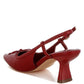 Danvers Kitten Heel Pointy Slingbacks