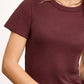 Dylan Waffle Knit Short Sleeve Top