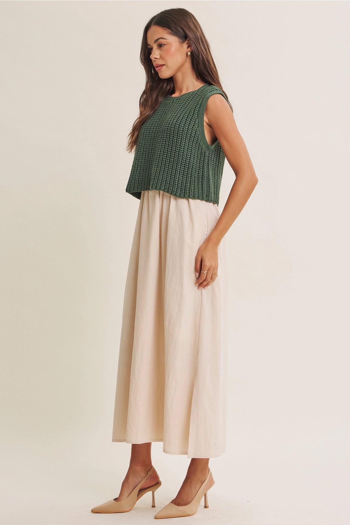 Jenna Chunky Sweater Midi Dress