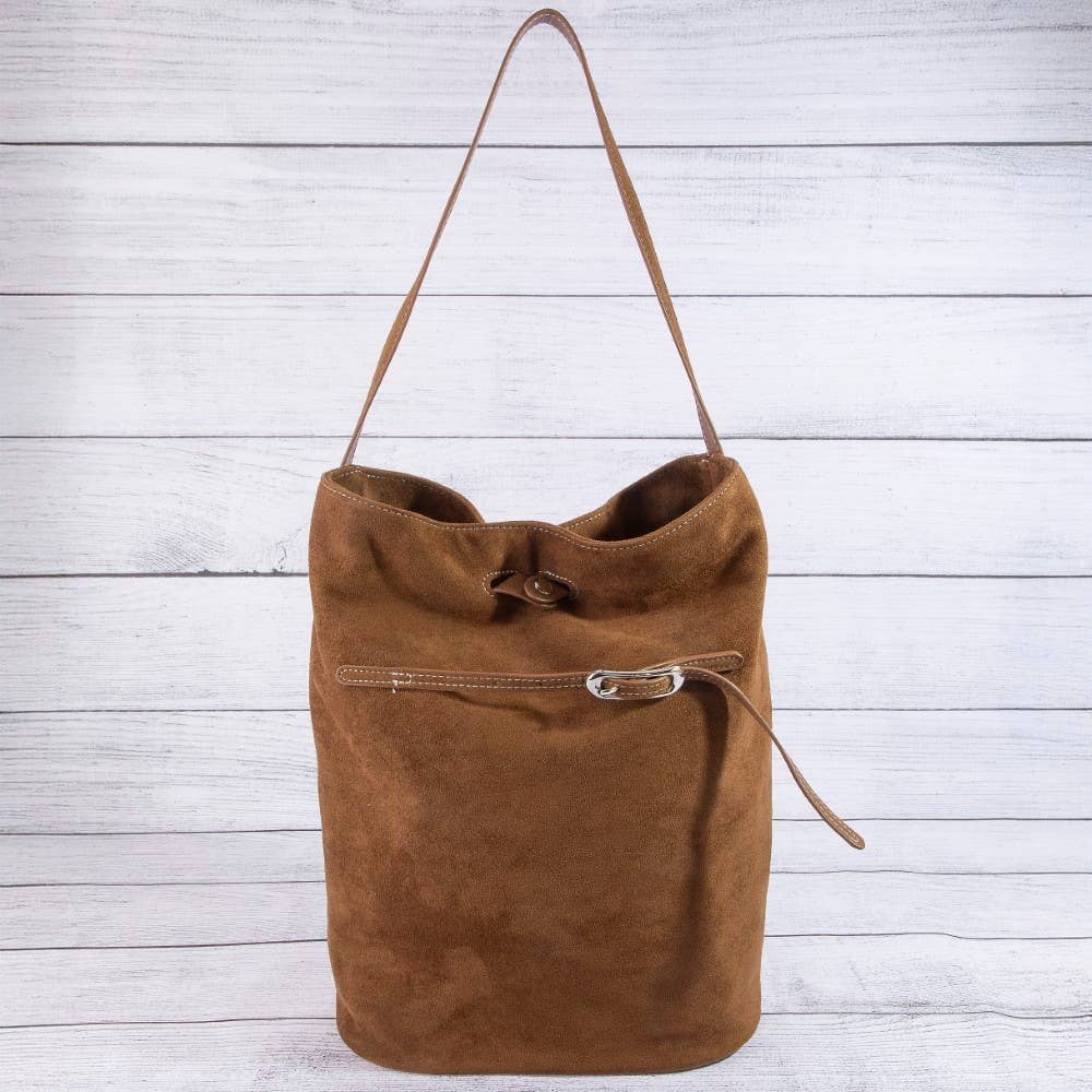 Mel Vegan Leather Bucket Bag