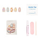 Wild Child Press-On Nails | Short Oval Multicolor Spring
